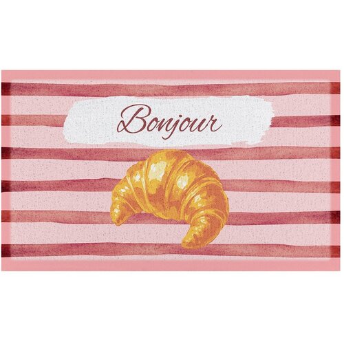 Artsy Doormats Predpražnik iz PVC-ja 40x70 cm Croissant Bonjour &ndash; Cene