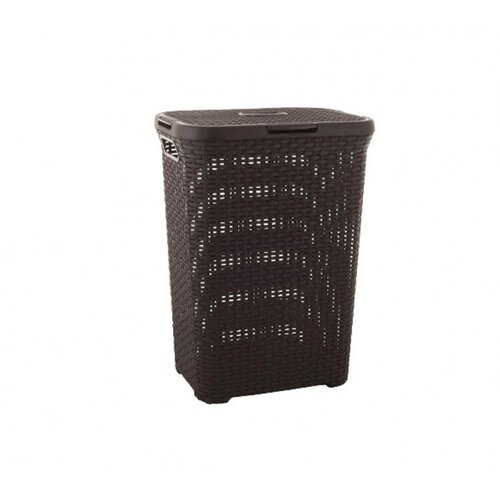 Curver Korpa za rublje 60L SMEĐI RATAN Slike