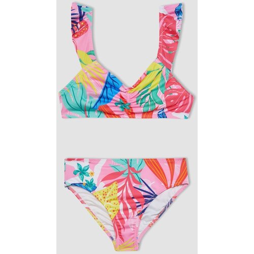 Defacto Girl's Patterned Bikini Set Slike