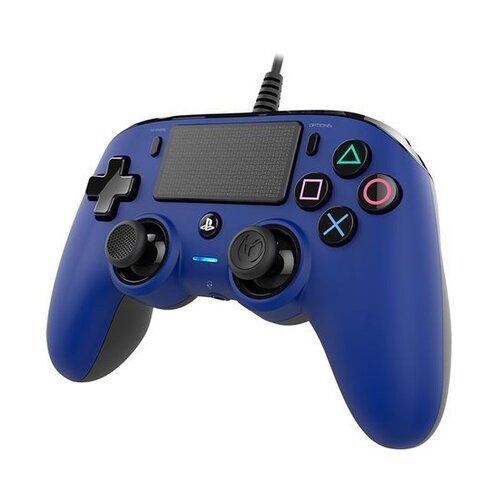 Nacon PS4 Wired Compact Controller Blue gamepad Slike