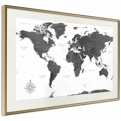  Poster - The World in Black and White 45x30