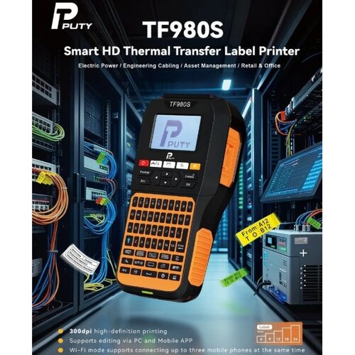 PUTY TF980S 300 dpi wi-fi prenosni &amp;scaron;tampač etiketa Slike