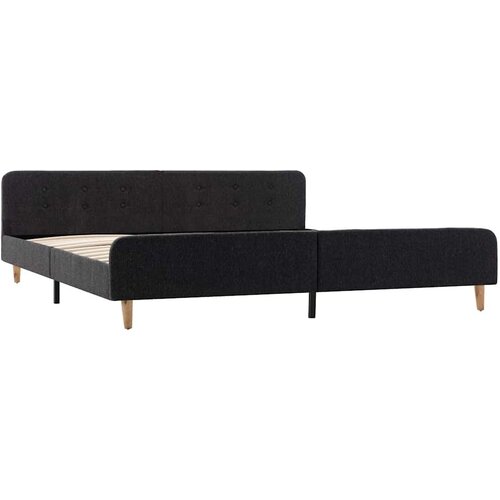  Okvir za krevet od jute tamnosivi 180 x 200 cm - Tamno siva 180 x 200 cm Slike