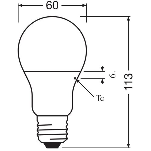Osram led žarulja value E27 8,5 w 2700 k a 60 Slike
