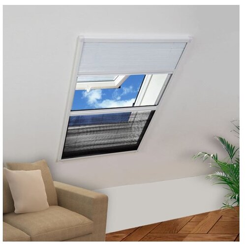  Plise komarnik za okna aluminij 80x100 cm s senčilom Cene