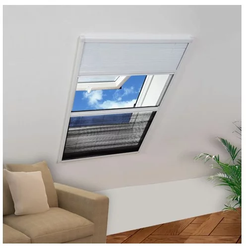  Plise komarnik za okna aluminij 80x100 cm s senčilom
