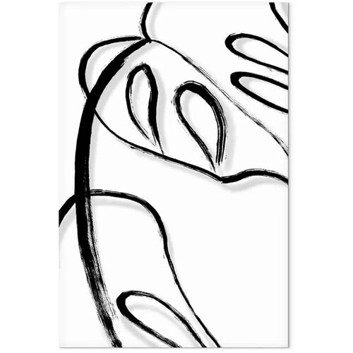  Slika - White Monstera (1 Part) Vertical 60x90 Cene