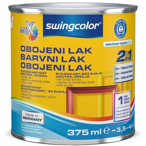 SWINGCOLOR Akrilni barvni lak (bela, svilnato mat, 375 ml) Cene