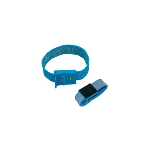 BJZ ESD narukvica za ozemljenje C-198 1261, svijetlo plave boje, priključenje: 4 Slike