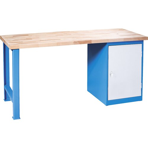  Modularna delovna miza, 1 stoječa omarica z vrati (višina 683 mm), širina 1500 mm Cene