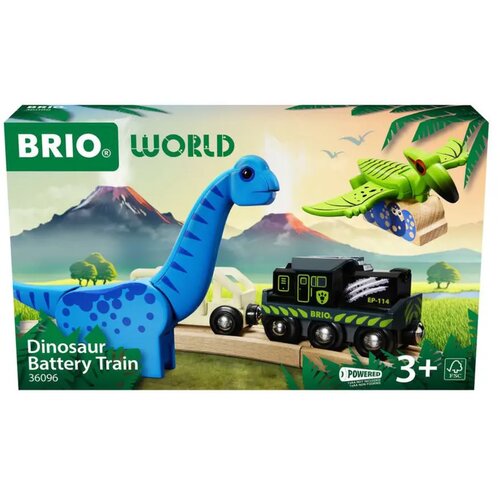 Brio Dinosaur Battery Train Cene