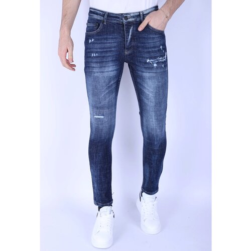 Local Fanatic Kavbojke slim 146969349 Modra Cene