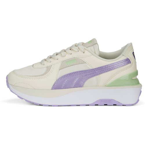 Puma Niske tenisice 'Cruise Rider NU Satin Wns' zelena / ljubičasta / prljavo bijela Cijene