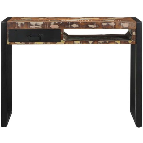 Maison Chic Pisalna miza - pisarniška miza - Računalniška miza Multicolor 100x50x75 cm Masivni les Reclaimed, (21785391) Cene
