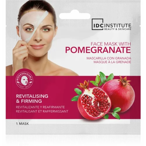 IDC INSTITUTE Pomegranate revitalizacijska maska za obraz 22 g