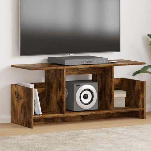 TV stalak Dimljeni hrast 102 x 35 x 45 cm Konstruirano drvo Cijene