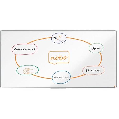 Nobo Magnetna tabla Classic 120 x 240 cm Slike