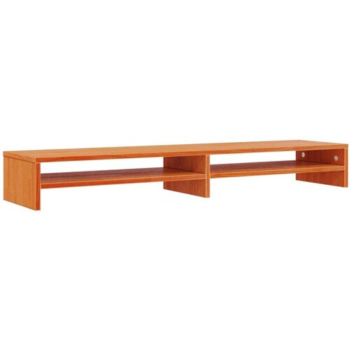 vidaXL Stalak za monitor voštano smeđi 100x24x13cm od borovine Cijene