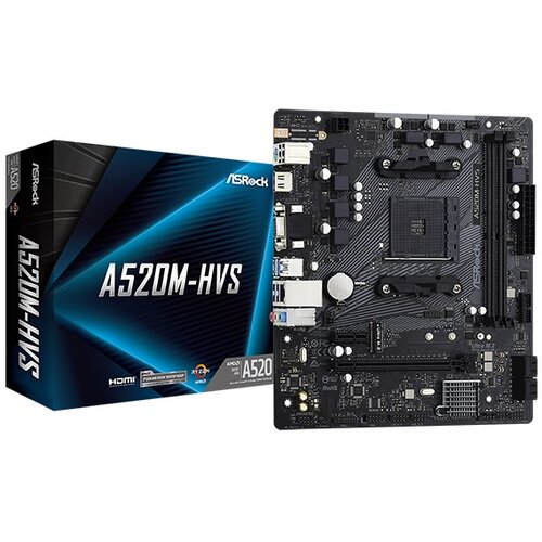 AsRock A520M-HVS osnovna plošča, (20305777) Cene