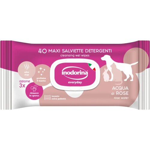 Inodorina Refresh Acqua di Rosa vlažni robčki 40 kos Cene