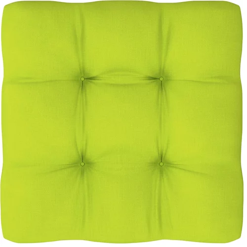vidaXL Blazina za kavč iz palet svetlo zelena 80x80x10 cm
