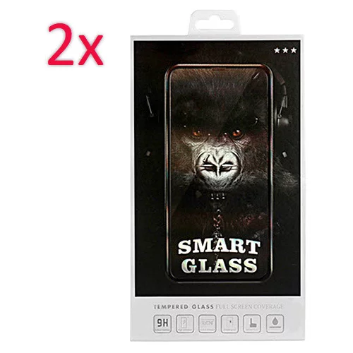  2x zaščitno kaljeno steklo Smart Glass za Xiaomi Redmi 9A / Redmi 9C / Redmi 9AT - črno