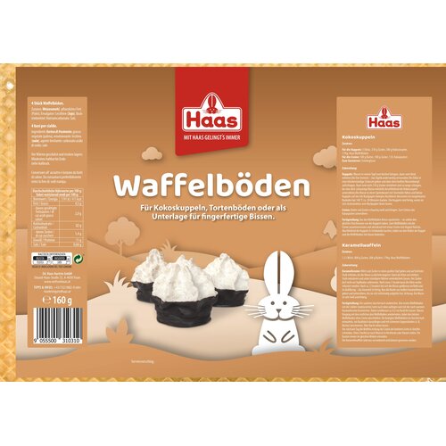 Haas Oblati za napolitanke - 160 g Cene