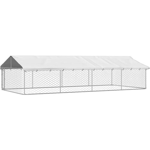 vidaXL Vanjski kavez za pse s krovom 600 x 300 x 150 cm Cijene
