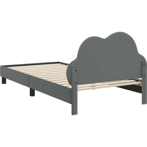  Okvir za krevet s uzglavljem Svijetlo siva 80 x 200 cm PU Slike