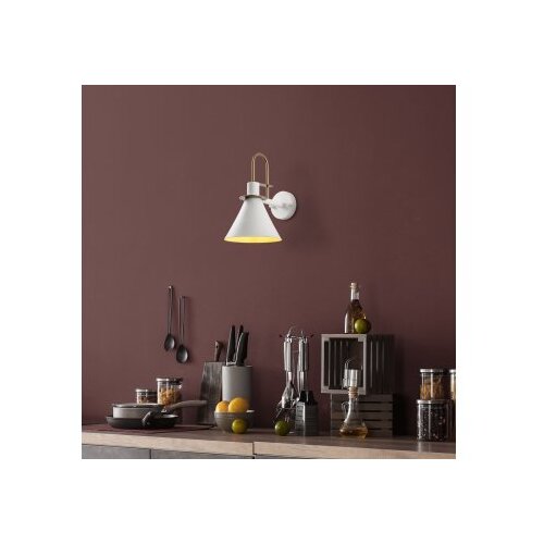 Opviq vall lamp zidna bela lampa arco 15041 Slike