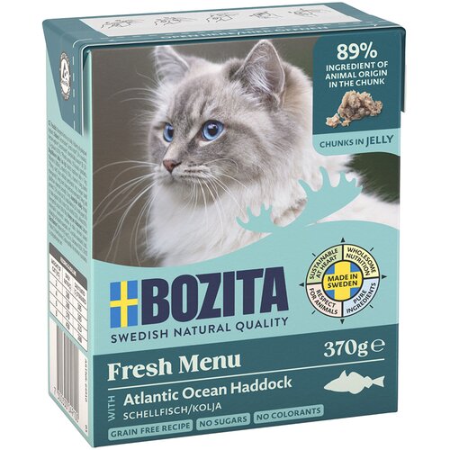 Varčno pakiranje Bozita Tetra ko&scaron;čki v želeju ali v omaki 24 x 370 g - Žele: vahnja Cijene