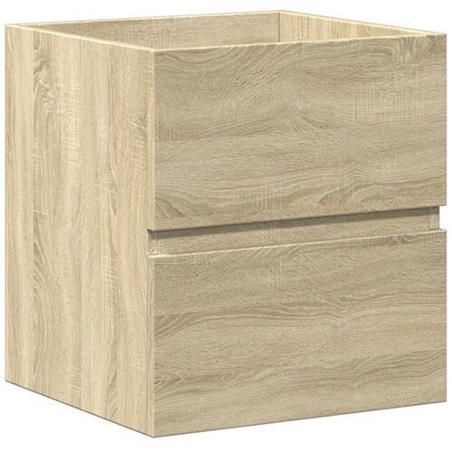  2-dijelni set kupaonskog namje&amp;scaron;taja boja hrasta sonome drveni Smeđa 41 x 38.5 x 45 cm Slike