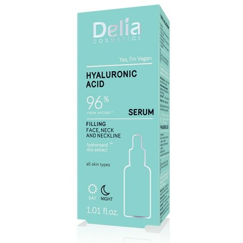 Delia serum za lice sa hijaluronskom kiselinom sa delovanjem protiv bora 30ml Slike