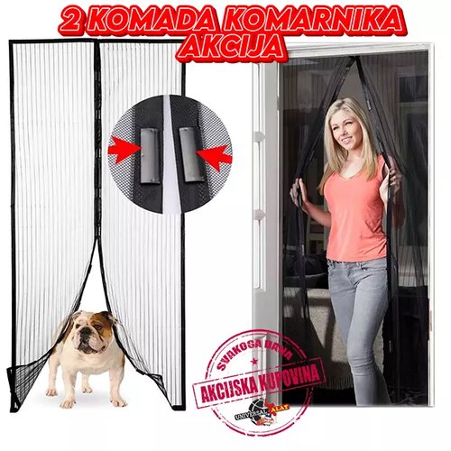  mreža za vrata komarnik 2 komada Cene