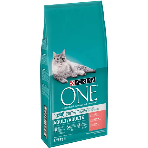 Purina 2,75 kg gratis! 9,75 kg ONE - Adult losos i cjelovite žitarice