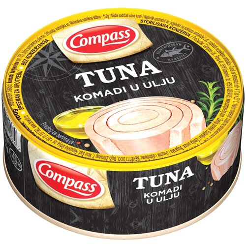 Compass tuna komadi u ulju, 160g Cene