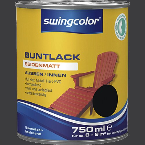 SWINGCOLOR Lak u boji (Boja: Crne boje, 750 ml) Cijene