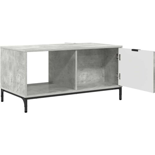 VidaXL Stolić za kavu Beton siva 90 x 49 x 46 cm Konstruirano drvo Slike