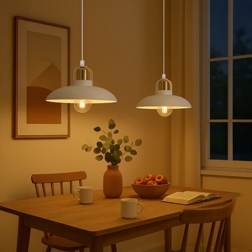 Brilagi - LED Luster na sajli FLAMENGO 2xE27/60W/230V bela Slike