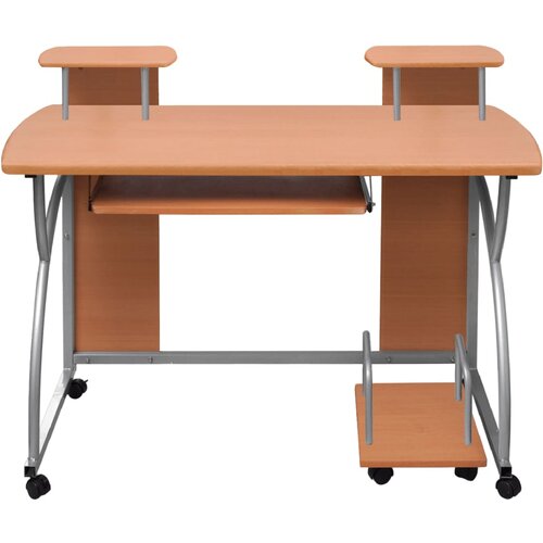 Maison Chic Računalniška miza - pisarniška miza rjava 110x52x88,5 cm inženirski les, (21785447) Cene
