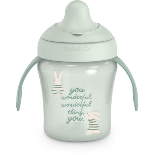 Suavinex Wonderland Learning Cup &amp;scaron;alica za učenje pijenja Green 200 ml Slike