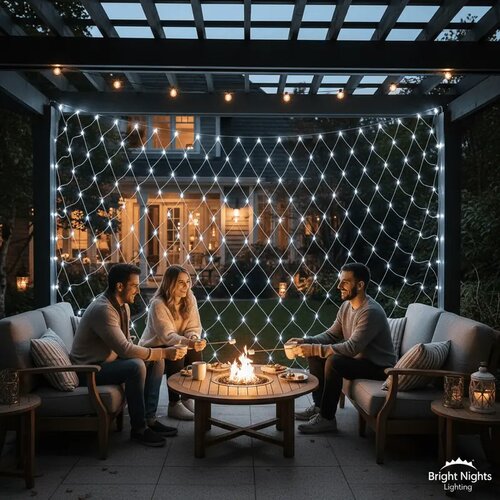  LED mreža 1.5x1.5m za dekoraciju - hladno bela, topla bela, RGB Hladno Bela Cene