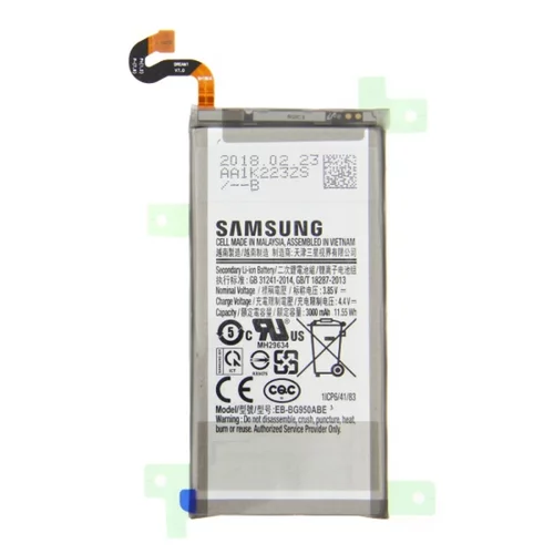 Samsung Baterija za Galaxy S8 / SM-G950, originalna, 3000 mAh