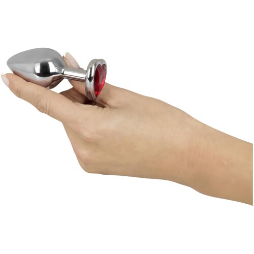 Igrače You2Toys You2Toys - Diamond - 85g aluminijasti analni dildo (srebrno-rdeč) Slike