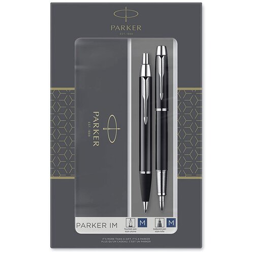 Parker Pisalni set IM Duo CT, FP+BP, črni Cene