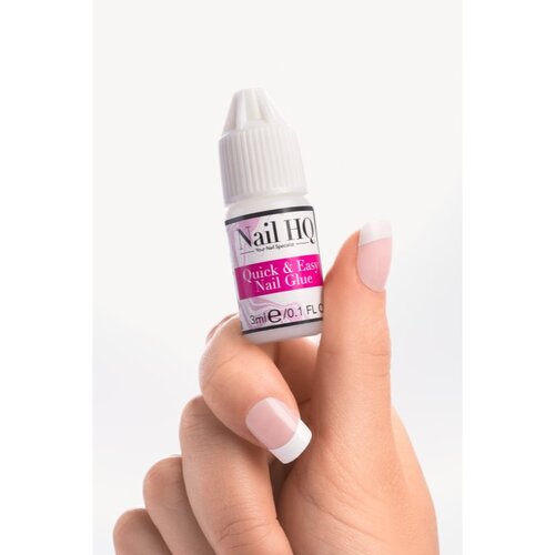 Nail HQ Quick &amp;amp; Easy Nail Glue lepilo za nohte 3 ml Slike