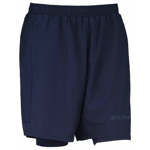 CCM Men's Shorts 2 IN 1 Training Short True Navy XXL Cene