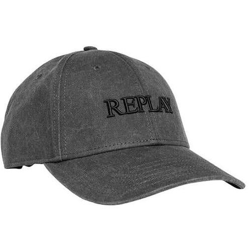 Replay - tamnosivi unisex kačket Cene