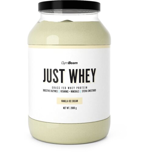 GymBeam just whey 2000 g vanila - sladoled Slike