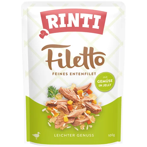Rinti Filetto Pouch in Jelly 24 x 100 g - Pačetina s povrćem